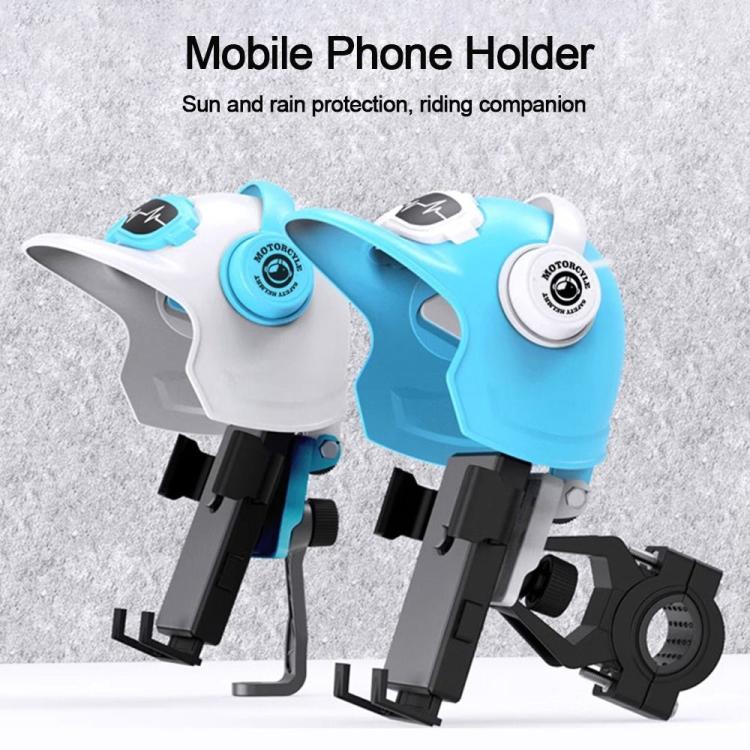 Supporto per telefono moto con protezione solare