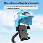 Supporto per telefono moto con protezione solare