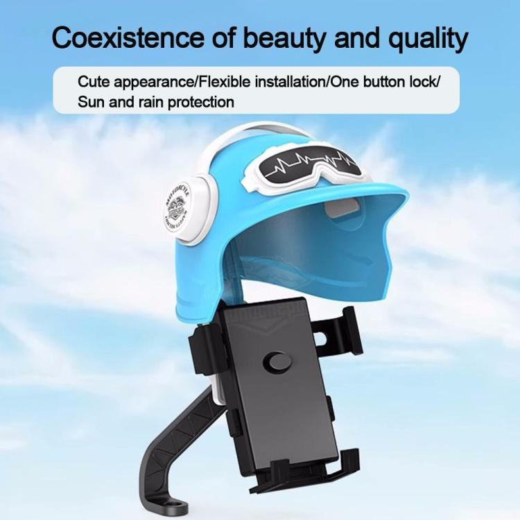 Supporto per telefono moto con protezione solare