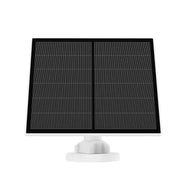 Supporto per pannello solare per fotocamera da esterno in silicio monocristallino da 5 W. Interfaccia USB e tipo C/USB-C