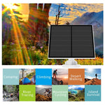 Pannello solare 5W con USB e USB-C per fotocamere esterne