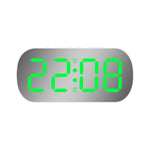 6637 Display digitale a LED Temperatura Orologio elettronico Sveglia a specchio da tavolo