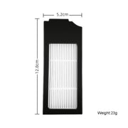 Per accessori per aspirapolvere Ecovacs X1 Onmi / X1 Turbo, 14 In 1 Set, 1pc Main Brush, 2pairs Side brush, 2pcs Filter, 2pcs Rag, 1pc Main Brush Cover, 2pcs Striped Rag, 2pcs White Filter, 2pcs Dust Bag, 1pc Dust Box