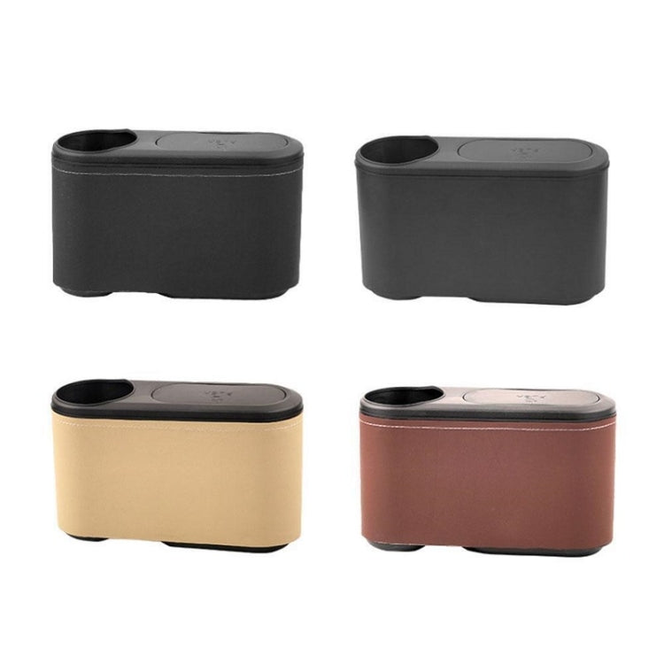 Seggiolino auto Portabicchieri Portaombrelli Scatola portaoggetti Cestino, Plastic, Black Leather, Brown Leather, Beige Leather