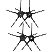 Per Ruber Sah/Tahsa/T7S Più G10, 4pcs Black Side Brush, 4pcs White Side Brush, 1pc Main Brush Cover