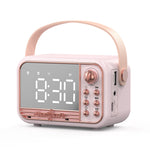 Sveglia portatile Bluetooth S11 retrò con altoparlante