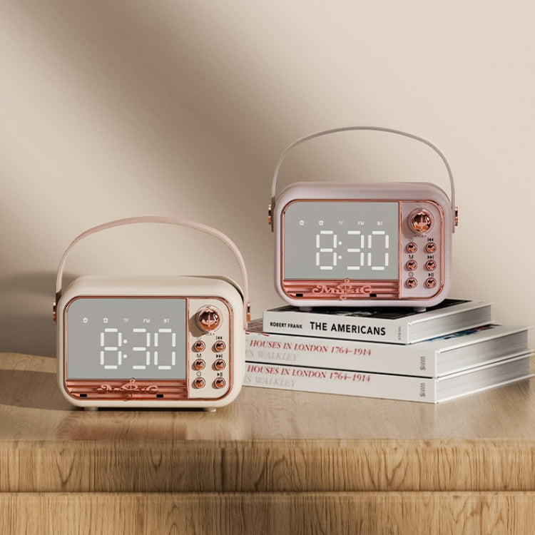 Sveglia portatile Bluetooth S11 retrò con altoparlante
