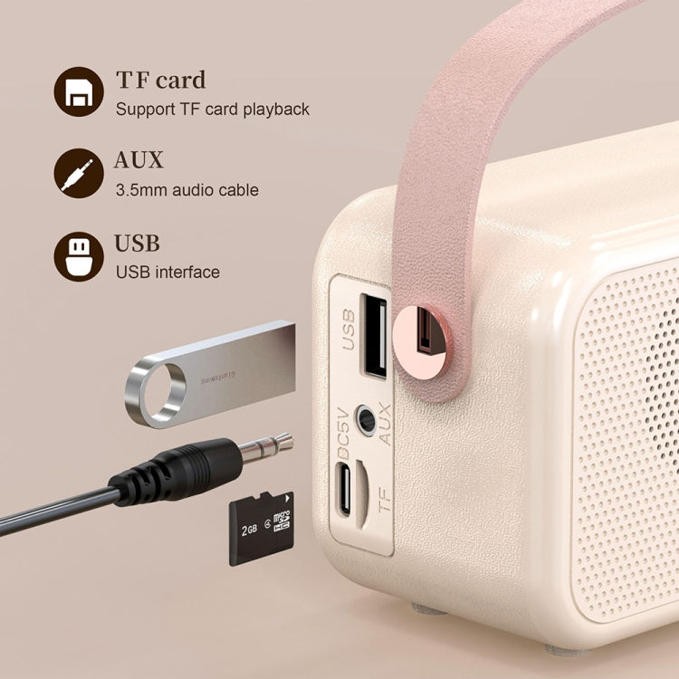 Sveglia portatile Bluetooth S11 retrò con altoparlante