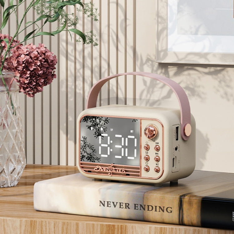 Sveglia portatile Bluetooth S11 retrò con altoparlante