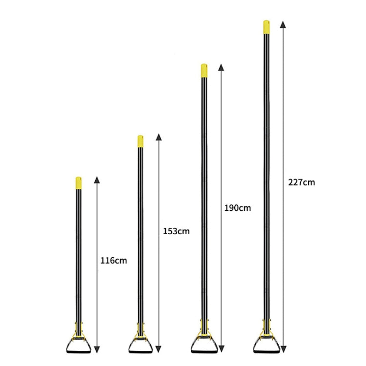 MYL-10 Attrezzi da giardino zappe per diserbo ad anello con staffa, 3 Sections 1.2m, 4 Sections 1.6m, 5 Sections 2.0m, 6 Sections 2.4m