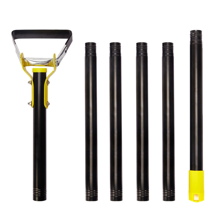 MYL-10 Attrezzi da giardino zappe per diserbo ad anello con staffa, 3 Sections 1.2m, 4 Sections 1.6m, 5 Sections 2.0m, 6 Sections 2.4m