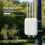 COMFAST CF-WA973 WiFi 7 Outdoor Access Point Dual-Band 3600Mbps High Power Wireless AP, 2.5G WAN Port, IP67 Waterproof, EU Plug, US Plug, UK Plug, AU Plug