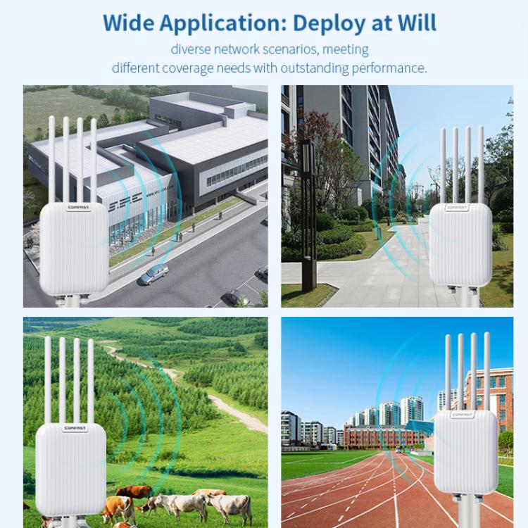 COMFAST CF-WA973 WiFi 7 Outdoor Access Point Dual-Band 3600Mbps High Power Wireless AP, 2.5G WAN Port, IP67 Waterproof, EU Plug, US Plug, UK Plug, AU Plug