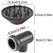 Per gli accessori di ricambio per l'attacco dell'ugello del diffusore Airwrap dell'asciugacapelli Dyson, Without Adapter, With Adapter
