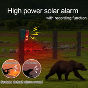 N911N allarme solare sensore a infrarossi suono e luce esplosione spia repellente per animali, N911N