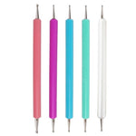 penna del trapano del punto del manicure della penna dell'indentazione dello strumento delle terraglie 5pcs/set