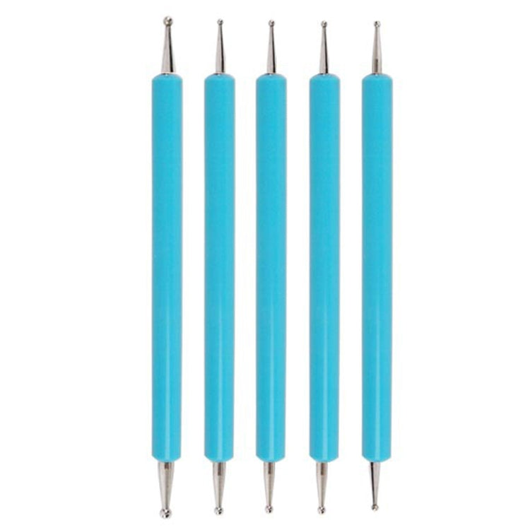 penna del trapano del punto del manicure della penna dell'indentazione dello strumento delle terraglie 5pcs/set