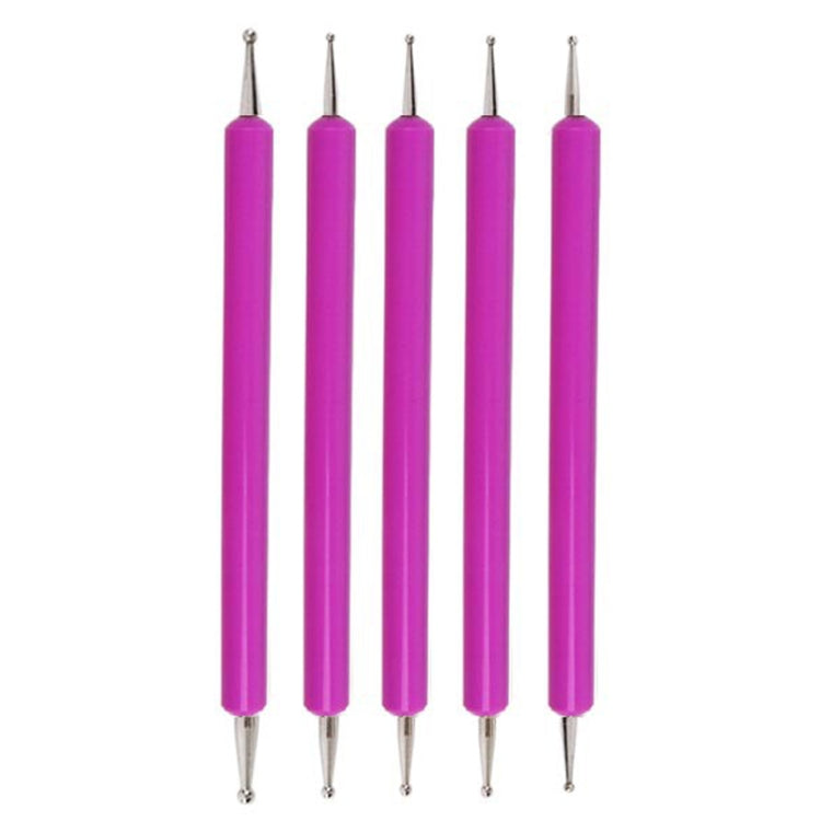 penna del trapano del punto del manicure della penna dell'indentazione dello strumento delle terraglie 5pcs/set