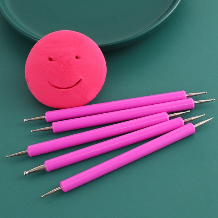 penna del trapano del punto del manicure della penna dell'indentazione dello strumento delle terraglie 5pcs/set