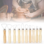 10 pezzi / set strumenti per raschietto alla rinfusa in argilla per ceramica, 10pcs/set