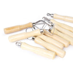 10 pezzi / set strumenti per raschietto alla rinfusa in argilla per ceramica, 10pcs/set