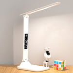 Lampada da scrivania pieghevole con display digitale intelligente a LED, stile:, USB Straight Plug, Charging 2000mAh, Charging 3200mAh, Double Head USB Straight Plug, Double Head Charging 2000mAh, Double Head Charging 3200mAh