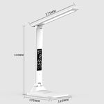 Lampada da scrivania pieghevole con display digitale intelligente a LED, stile:, USB Straight Plug, Charging 2000mAh, Charging 3200mAh, Double Head USB Straight Plug, Double Head Charging 2000mAh, Double Head Charging 3200mAh