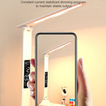Lampada da scrivania pieghevole con display digitale intelligente a LED, stile:, USB Straight Plug, Charging 2000mAh, Charging 3200mAh, Double Head USB Straight Plug, Double Head Charging 2000mAh, Double Head Charging 3200mAh