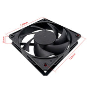 MF14025 Ventilatore del telaio della sospensione magnetica FDB ad alto volume d'aria a basso rumore ad alta pressione del vento a 4 pin, 2000rpm (Black), 2000rpm (White), 2500rpm (Black), 2500rpm (White)