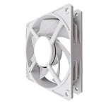 MF12025 Ventola per telaio a sospensione magnetica FDB ad alta pressione del vento ad alto volume d'aria a 4 pin, 2200rpm (White), 2200rpm (Black), 3000rpm (White), 3000rpm (Black)