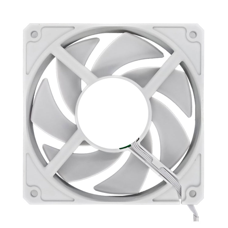 MF12025 Ventola per telaio a sospensione magnetica FDB ad alta pressione del vento ad alto volume d'aria a 4 pin, 2200rpm (White), 2200rpm (Black), 3000rpm (White), 3000rpm (Black)