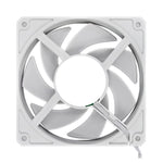 MF12025 Ventola per telaio a sospensione magnetica FDB ad alta pressione del vento ad alto volume d'aria a 4 pin, 2200rpm (White), 2200rpm (Black), 3000rpm (White), 3000rpm (Black)