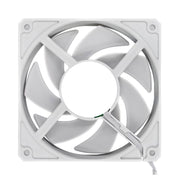 MF12025 Ventola per telaio a sospensione magnetica FDB ad alta pressione del vento ad alto volume d'aria a 4 pin, 2200rpm (White), 2200rpm (Black), 3000rpm (White), 3000rpm (Black)