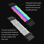 Linea di colori al neon 5V ARGB, 24pin Motherboard Power Supply Light Wire Black, Double 8pin Graphics Card Power Supply Wire Black, 3x8pin Graphics Card Power Supply Wire Black, 24pin Motherboard Power Supply Light Wire White                          ...