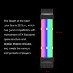 Linea di colori al neon 5V ARGB, 24pin Motherboard Power Supply Light Wire Black, Double 8pin Graphics Card Power Supply Wire Black, 3x8pin Graphics Card Power Supply Wire Black, 24pin Motherboard Power Supply Light Wire White                          ...