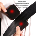 Fissaggio magnetico del limitatore della cintura di sicurezza dell'auto