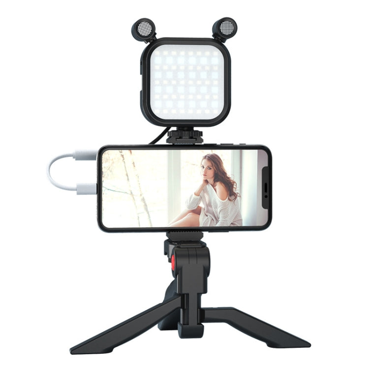 Kit luce riempimento e microfono per smartphone