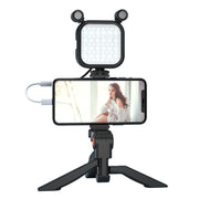 Kit luce riempimento e microfono per smartphone