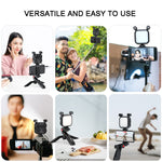 Kit luce riempimento e microfono per smartphone compatibili