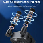 Kit luce riempimento e microfono per smartphone compatibili