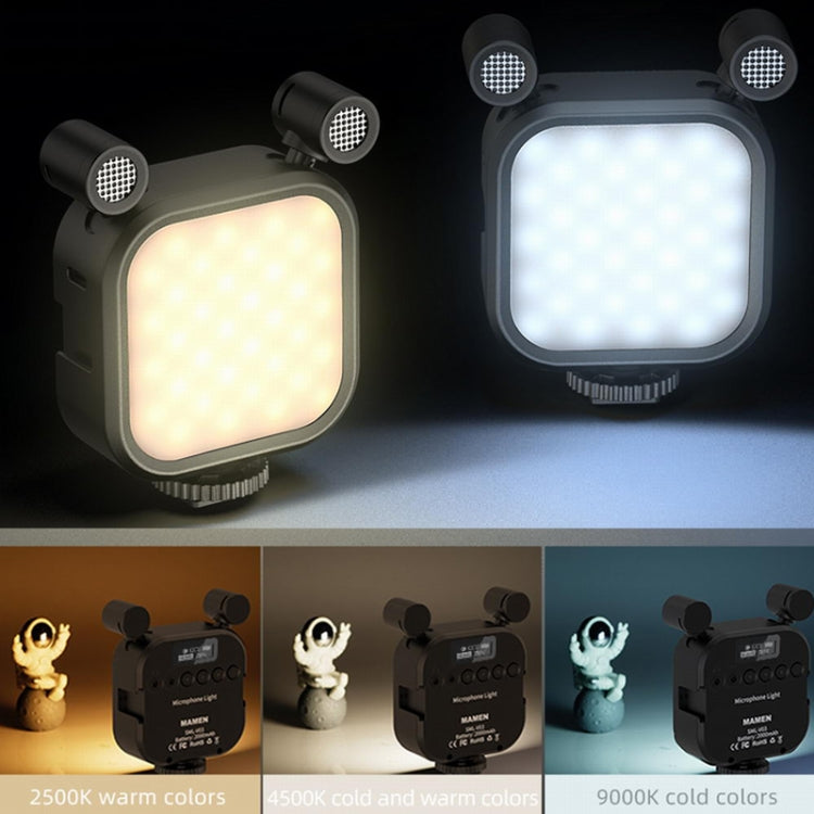 Kit luce riempimento e microfono per smartphone compatibili