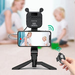 Kit luce riempimento e microfono per smartphone compatibili