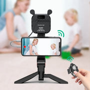 Kit luce riempimento e microfono per smartphone