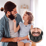 5 pezzi Copri barba da uomo Custodia per barba resistente all'olio e alle macchie, Beard Cover