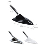 Pinna di squalo solare per auto con spia LED per antenna, Silver, White, Black, Silver with Remote Control, Black with Remote Control, White with Remote Control