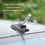 Pinna di squalo solare per auto con spia LED per antenna, Silver, White, Black, Silver with Remote Control, Black with Remote Control, White with Remote Control