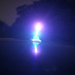 Pinna di squalo solare per auto con spia LED per antenna, Silver, White, Black, Silver with Remote Control, Black with Remote Control, White with Remote Control