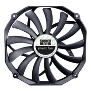 FANNER Ice Soul F14015 4PIN PWM Ventola per telaio ultrasottile Radiatore per computer desktop, F14015