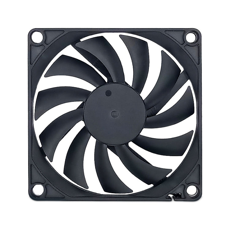 FANNER Ice Soul F8010 Ventola del telaio ultra sottile 4 pin PWM Regolazione intelligente della velocità Raffreddamento silenzioso Dissipazione del calore, F8010
