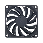 FANNER Ice Soul F8010 Ventola del telaio ultra sottile 4 pin PWM Regolazione intelligente della velocità Raffreddamento silenzioso Dissipazione del calore, F8010